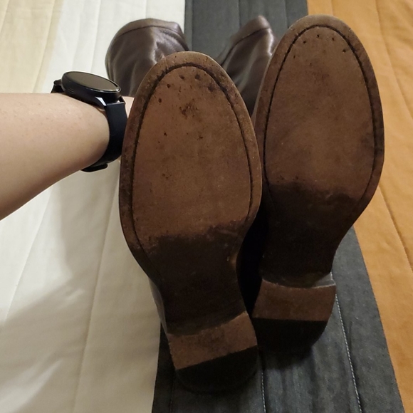 Frye Chocolate Leather Tall Boots - Picture 3 of 8